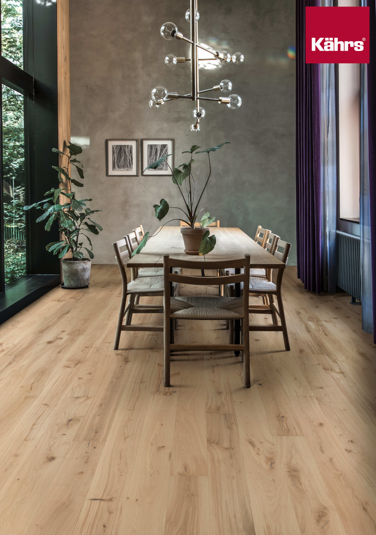 Alva gebuerstet Eiche Rohholz